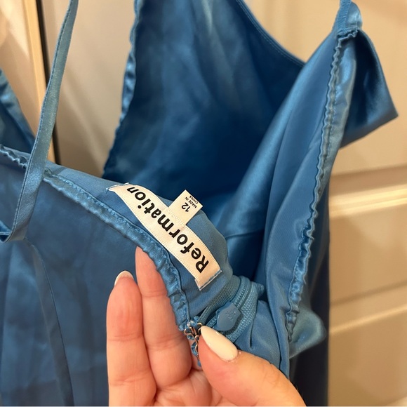 NWT Reformation Antoni Silk Midi Dress - Picture 8 of 8